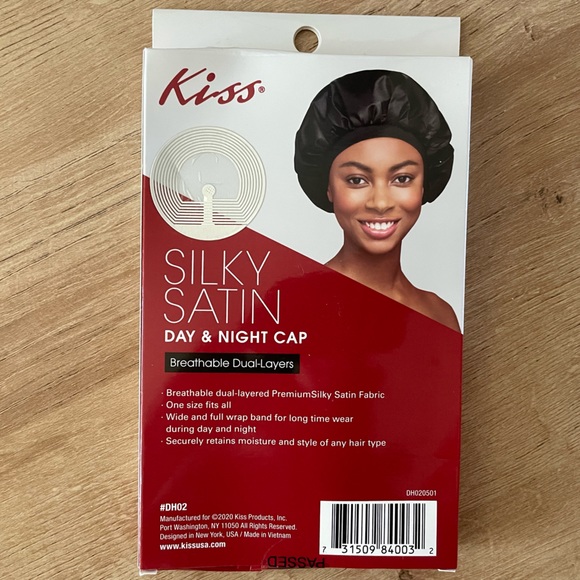 KISS silky satin cap - Picture 2 of 2